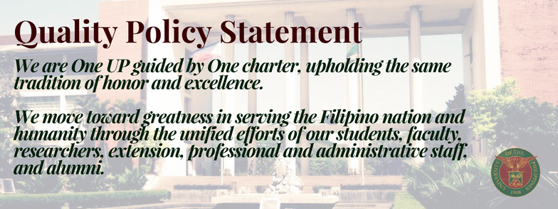 UP Quality Policy